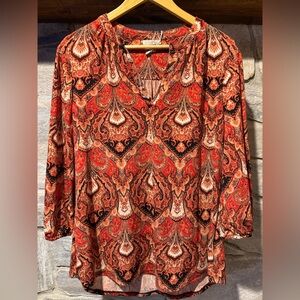 Roz & Ali Paisley Women's Top